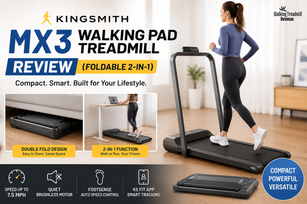 KingSmith MX3 Walking Pad Treadmill Reviews