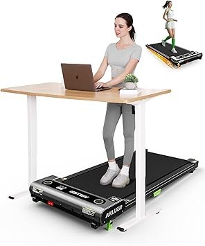 Walking Pad with Incline, Akluer Incline Treadmills for Home, 2.5 HP Under Desk Treadmill Small with Remote Control, Walking Pad Small Treadmill with LED Display