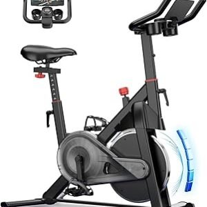 Superun Exercise Bike, Stationary Bikes for Home Gym with 32-Level Magnetic Resistance, 300LBS Capacity Indoor Cycling Bike with Comfortable Seat, LED Display