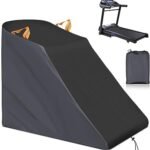 XYZCTEM Treadmill Cover Waterproof Dustproof Running Machine Cover Exercise Workout Equipment Protective with Windproof Drawstring and Air Vents for Home Gym Indoor Outdoor