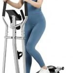 Dripex Elliptical Exercise Machine, Hyper-Quiet Magnetic Elliptical Machine for Home, 16-Level Resistance Elliptical Training Machines with 13.2LBS Flywheel, Pulse Sensor & LCD Monitor