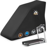 Zettum Treadmill Cover - 600D Treadmill Dust Cover Waterproof, Gym Equipment Running Machine Covers with Windproof Drawstring, Exercise Workout Equipment Protective for Home Indoor Outdoor