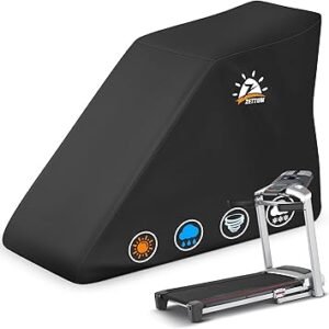 Zettum Treadmill Cover - 600D Treadmill Dust Cover Waterproof, Gym Equipment Running Machine Covers with Windproof Drawstring, Exercise Workout Equipment Protective for Home Indoor Outdoor