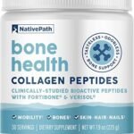 NativePath Bone Health Collagen Peptides, Type 1 & 3, with Fortibone and Verisol, 7.9 Ounce, 30 Servings