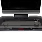 TFD StepTray, Walking Desk Attachment Compatible with Peloton Tread Plus Only, Made in USA, Premium Acrylic Holder for Laptop, Tablet, Phone, Book, Peloton Treadmill Accessories, Black