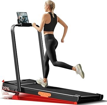 3-in-1 Foldable Treadmill with 300 LBS Capacity, 15% Walking Pad Treadmills for Home and Office, 2.5 HP Under Desk Treadmill with Quiet Brushless