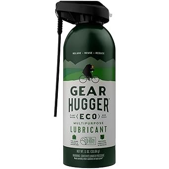 Gear Hugger Multipurpose Lubricant Spray - Eco-Friendly (11 oz, Pack of 1), Garage Door Lubricant Spray, Door Hinge Lubricant, Treadmill Oil, & Bike Chain Lube - Anti Rust, Plant-Based, No Petroleum