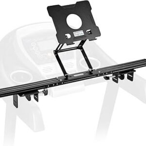 INMAKER Treadmill Desk Attachment, Universal Treadmill Laptop Holder Adjustble Height Width Basic Version, Aluminum Laptop Stand for Treadmill(No Tray Included)