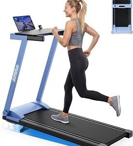Superun Walking Pad Treadmill with Incline for Home Office, 3-in-1 Under Desk Treadmill with Smart App Control, 300LB Capacity, Quiet Portable Foldable Treadmill for Apartment & Small Spaces