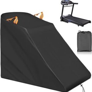 XYZCTEM Treadmill Cover Waterproof Dustproof Running Machine Cover Exercise Workout Equipment Protective with Windproof Drawstring and Air Vents for Home Gym Indoor Outdoor