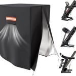 EVRBUL Treadmill Cover Heavy Duty Waterproof Dustproof Running Machine Cover Home Gym Exercise Workout Equipment Protective with Air Vents Reflective Strip Drawstring