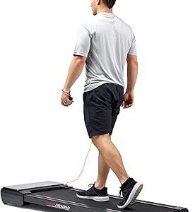 Sunny Health & Fitness Treadpad® Treadmill with 6-Level Auto Incline & Exclusive SunnyFit® App Enhanced Bluetooth Connectivity