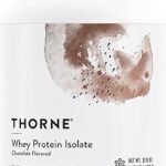 THORNE - Whey Protein Isolate - Balanced Amino Acids Profile with BCAAs - 21 Grams of Easy to Digest Whey Protein Powder - NSF Certified for Sport - Chocolate - Gluten & Soy-Free - 30 Servings