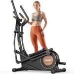 Niceday Elliptical Exercise Machine, Elliptical Machine for Home, Magnetic Elliptical Trainer with 15.5IN-19IN Stride, 16 Resistance Levels, 400LBS Loading Capacity, Support Kinomap APP