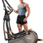 Niceday Elliptical Exercise Machine, Elliptical Machine for Home, Magnetic Elliptical Trainer with 15.5IN-19IN Stride, 16 Resistance Levels, 400LBS Loading Capacity, Support Kinomap APP