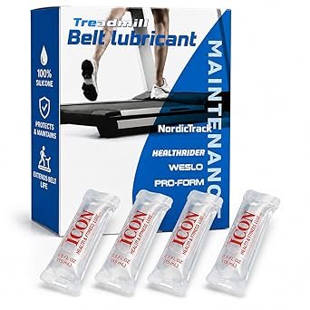 Gronk Fitness Treadmill Belt Lubricant, 100% Silicone Lube for Walking Pads & ICON, NordicTrack, ProForm, Weslo Healthrider Treadmills, Odorless, 4 Pack Tubes, 2 oz Total