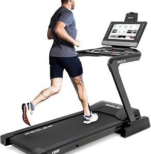 Sole Treadmill F89, Foldable Treadmills for Home Use, Bluetooth, Wide Speed Range, Large Running Surface, Treadmill Foldable, Treadmills with Incline and Decline, Home Exercise Treadmill (Sole F89)