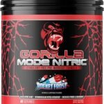 Gorilla Mode Nitric Upgraded Stimulant Free Pre-Workout – Best Tasting and Most Effective Stimulant Free Pre-Workout/Massive Pumps · Vasodilation · Power / 768 Grams (Rocket Frost)