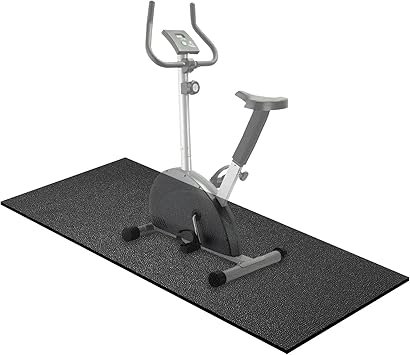 Treadmill Mat,60" x 30",6mm Thickness Exercise Equipment Mat for Carpet Hardwood Floors, Compatible with Walking Pad,Spin Bike,Elliptical Trainer,Rowing Machine