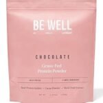 Be Well by Kelly Chocolate Grass-Fed Beef Protein Powder, 24G of Protein & 1G Net Carbs (3 Ingredients, 30 Servings) 9 Amino Acids + 3 BCAAs No Soy, No Dairy, Stevia-Free, No Sugar Added 1.87lb 849g