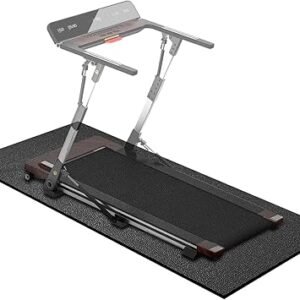 Treadmill Mat 78"x36", WERCHO Walking Pad Mat for Carpet Hardwood Floors 6mm Heavy-Duty Exercise Equipment Mat for Treadmil Pad, Rowing Machine, Spin Bike, Elliptical Trainer, Home, Gym
