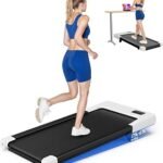 SupeRun Walking Pad with Incline, Under Desk Treadmill, 3 in 1 Portable Treadmills for Home with Remote Control LED Display, 2.5 HP Quiet Mini Treadmill for Office Home Use, 300 Lbs Capacity