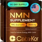 Cata-Kor NMN Supplement – 4-in-1 NAD Supplement with Quercetin | TMG | Resveratrol – Supports Cellular Energy & NAD+ Levels – 180 Capsules – Third-Party Tested (3 Pack)