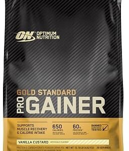 Optimum Nutrition Gold Standard Pro Gainer, Weight Gainer Protein Powder, Vanilla Custard, 10.19 Pound, 28 Servings (Packaging May Vary)