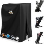 Zettum Treadmill Cover - 600D Treadmill Dust Cover Waterproof, Gym Equipment Running Machine Covers with Windproof Drawstring, Exercise Workout Equipment Protective for Home Indoor Outdoor