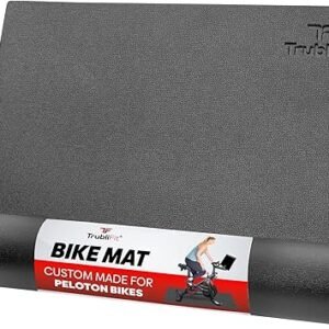 Bike Mat for Original Peloton Bike & Bike+ and Cross Training Bike & Bike+, Exercise Bike Mat, Indoor Cycling Floor Mat, Waterproof Under Equipment Mat - Accessories for Peloton