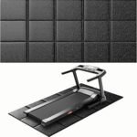 Treadmill Mat for Carpet &Hardwood Floors 79x39, Treadmills Mat, Mat for Under Treadmill/Walking Pad/Exercise Bike on Carpet, Hardwood Floors Protectior, Non-Slip, Waterproof, Noise Shock Absorption