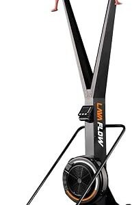 Ski Exercise Machine, GMWD Ski Equipment Indoor Aerobic Wind Resistance Machine, Indoor Strength Training Home Gym Equipment