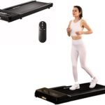 LifeSpan Fitness Under Desk Treadmill Ultra Quiet Walking Pad Treadmill at Home Office, 0.4 to 6mph, 400lbs Capacity
