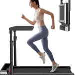WALKINGPAD Folding Treadmill, 2 in 1 Walking Pad with Handle Bar