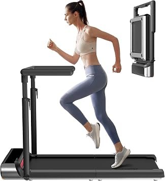 WALKINGPAD Folding Treadmill, 2 in 1 Walking Pad with Handle Bar