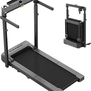 WALKINGPAD Folding Treadmills for Home, Smart Vertical Fold, LED Display with Adjustable Height Handles
