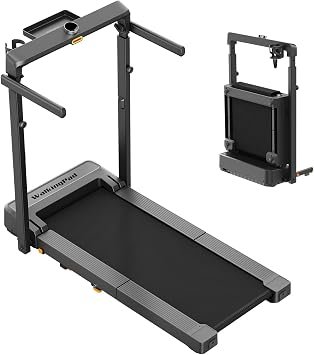 WALKINGPAD Folding Treadmills for Home, Smart Vertical Fold, LED Display with Adjustable Height Handles