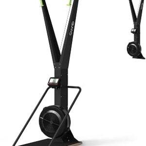 Ski Exercise Machine, GMWD Ski Equipment Indoor Aerobic Wind Resistance Machine, Indoor Strength Training Home Gym Equipment