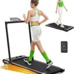 Walking Pad with Incline, Akluer Incline Treadmills for Home, 2.5 HP Under Desk Treadmill Small with Remote Control, Walking Pad Small Treadmill with LED Display