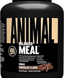 Animal Meal - Protein Shake with Whole Food Ingredients, Aids in Muscle Recovery, with Egg White, Beef & Pea Protein Blend, Chocolate Flavor, 5 lbs