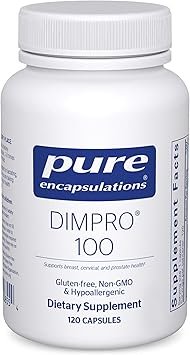 Pure Encapsulations DIMPRO 100 - Diindolylmethane Supplement - for Breast, Cervical & Prostate Health* - Gluten Free & Vegan - 120 Capsules