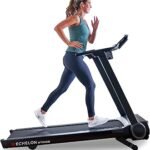 Echelon Stride Treadmill , Smart Foldable, 300 Lb Capacity, Motorized Incline, Comfortable Air Cushioning Deck , Elevate Home Workouts, Easy Storage, USB Charging Port + 30-Day Free Membership