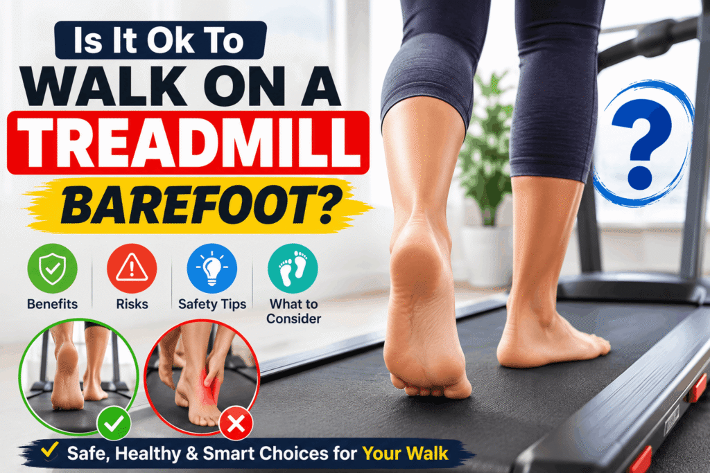 Is It Ok To Walk On a Treadmill Barefoot